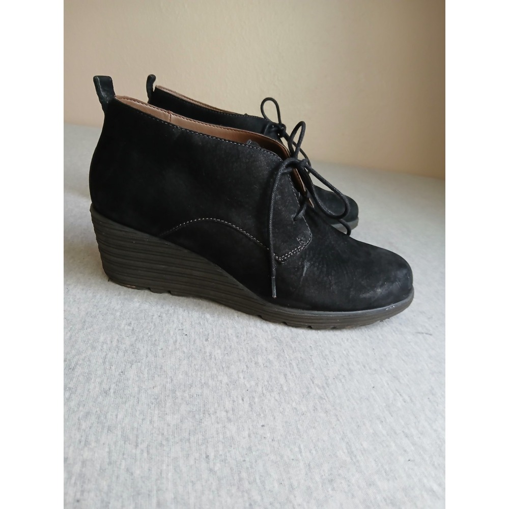 Dansko Boots 40 Cadee Oxford Lace Up Ankle Comfort Casual Leather Goth Grunge